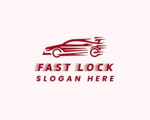 Fast Sports Car Vehicle logo design