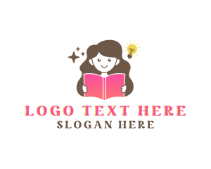 Girl Learning School logo