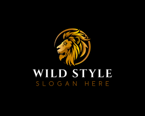 Wild Lion Hunter logo design