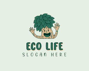 Sustainable Eco Tree  logo design