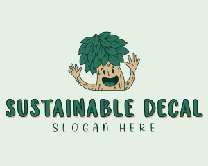 Sustainable Eco Tree  logo design