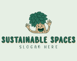 Sustainable Eco Tree  logo design