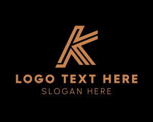 Premium Professional Letter K Company logo