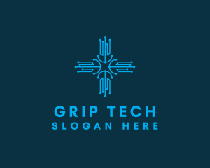 Cross Circuitry Tech logo design