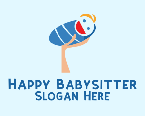 Happy Baby Nursery  logo design