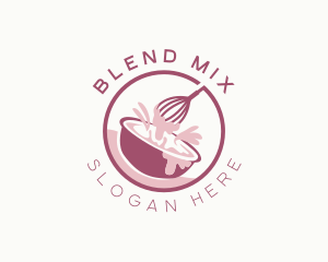 Mixing Bowl Whisk Baking logo