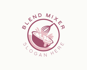 Mixing Bowl Whisk Baking logo