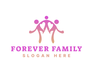 Family Heart Community logo design