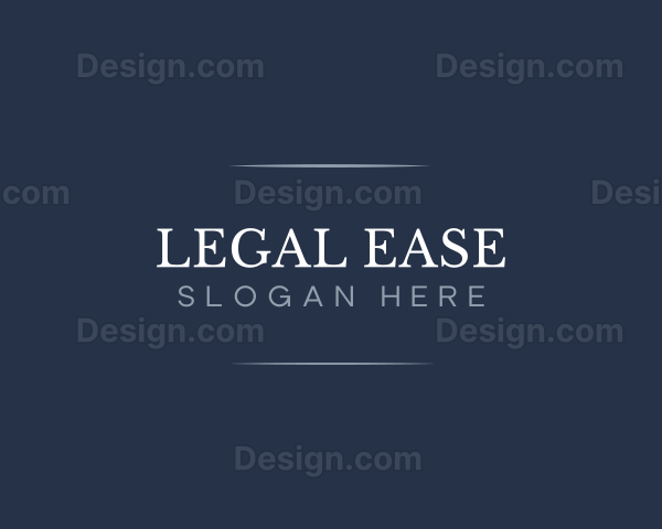 Professional Serif Text Logo