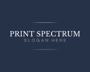 Professional Serif Text logo design