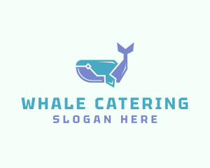 Sea Marine Whale logo