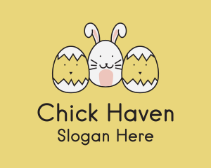 Easter Bunny Chicks  logo