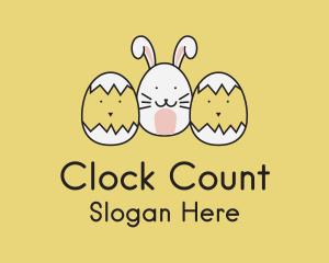 Easter Bunny Chicks  logo design