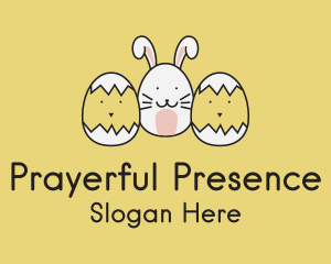 Easter Bunny Chicks  logo design