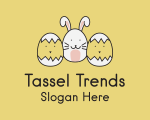 Easter Bunny Chicks  logo design