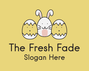 Easter Bunny Chicks  logo design