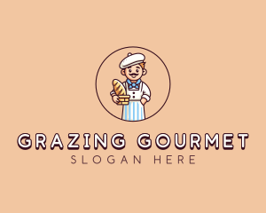 Baguette Bread Bakery logo design