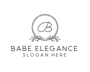 Floral Feminine Perfume Boutique  logo design