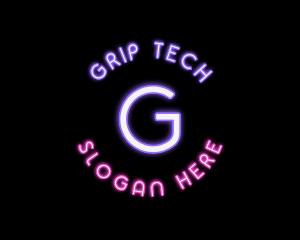 Digital Neon Technology  logo design