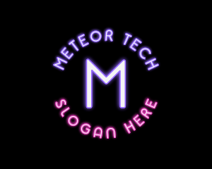 Digital Neon Technology  logo design