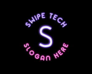 Digital Neon Technology  logo design