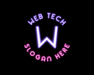 Digital Neon Technology  logo design