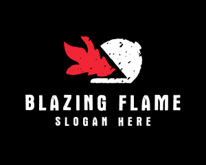 Flaming Cloche Culinary logo design