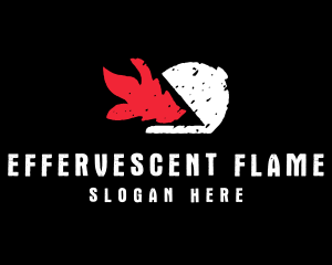 Flaming Cloche Culinary logo design