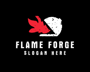 Flaming Cloche Culinary logo design