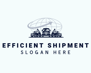 Logistics Truck Fleet logo design