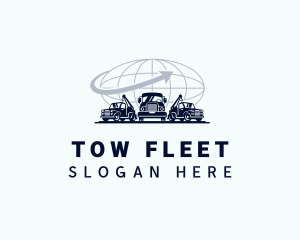 Logistics Truck Fleet logo design