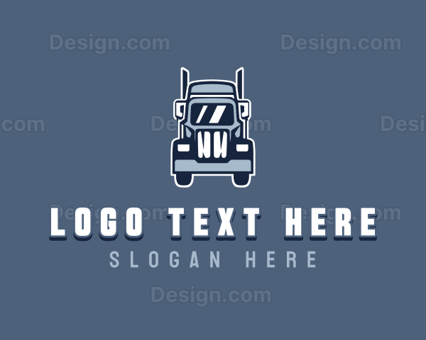 Cargo Trailer Truck Vehicle Logo