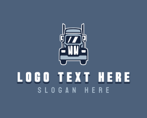 Cargo Trailer Truck Vehicle logo