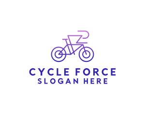 Athletic Cycling Championship logo design