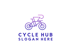 Athletic Cycling Championship logo design