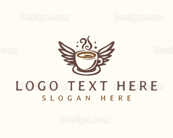 Wing Coffee Cup Logo