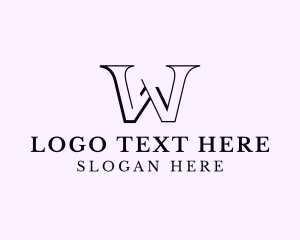 Fashion Boutique Letter W logo