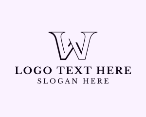 Fashion Boutique Letter W Logo