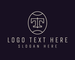Simple Elegant Letter T Logo