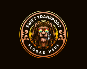 Jamaican Lion Smoke logo design