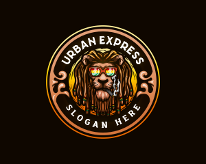 Jamaican Lion Smoke logo design