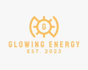 Solar Energy Power logo design