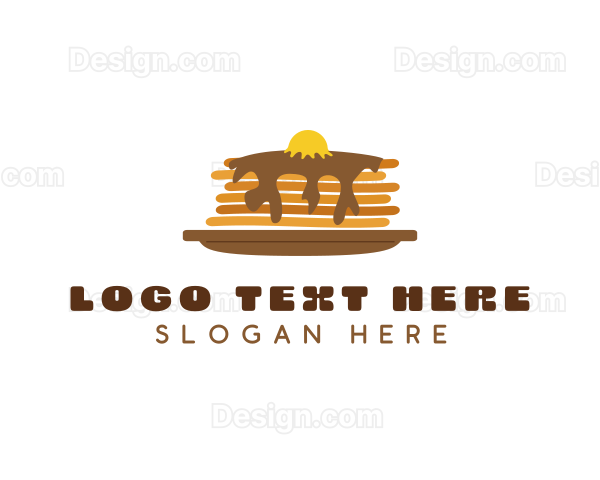 Fluffy Sweet Pancake Logo