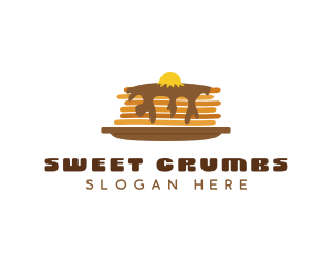 Fluffy Sweet Pancake logo design