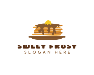 Fluffy Sweet Pancake logo design