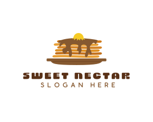 Fluffy Sweet Pancake logo design