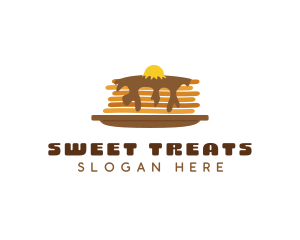 Fluffy Sweet Pancake logo design