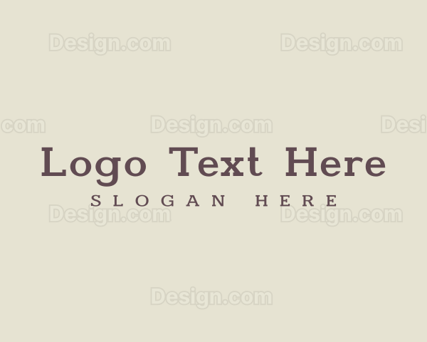 Retro Boutique Trendy Business Logo