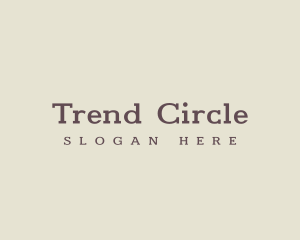 Retro Boutique Trendy Business logo