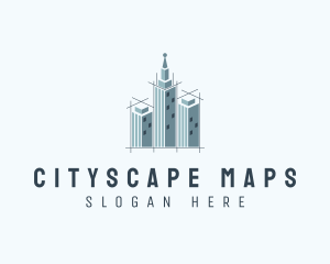 Cityscape Building Structure logo design